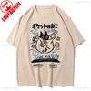 Harajuku Kawaii Cat Printed Short Sleeve Unisex and Women Casual TShirt Crew Neck Short Sleeve Cotton Top All Seasons Breathable