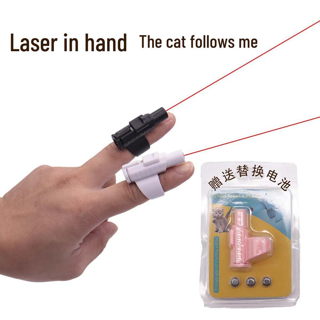 Kätzchen Fingerhülle Laserpointer: Infrarot Katzen-Teaser und Langeweile-Abbau-Spielzeug