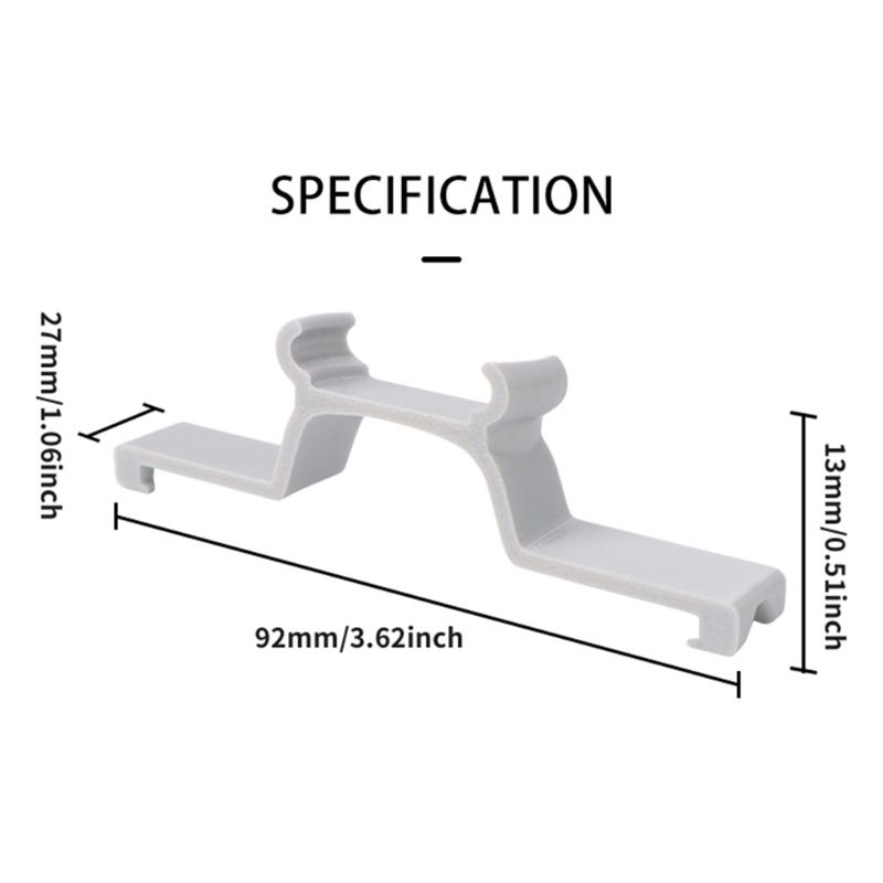 Precision ABS Mount Easy Installation Drones Rack Secure Attachment High Strength ABS Drones Bracket Upgrades for Tracke