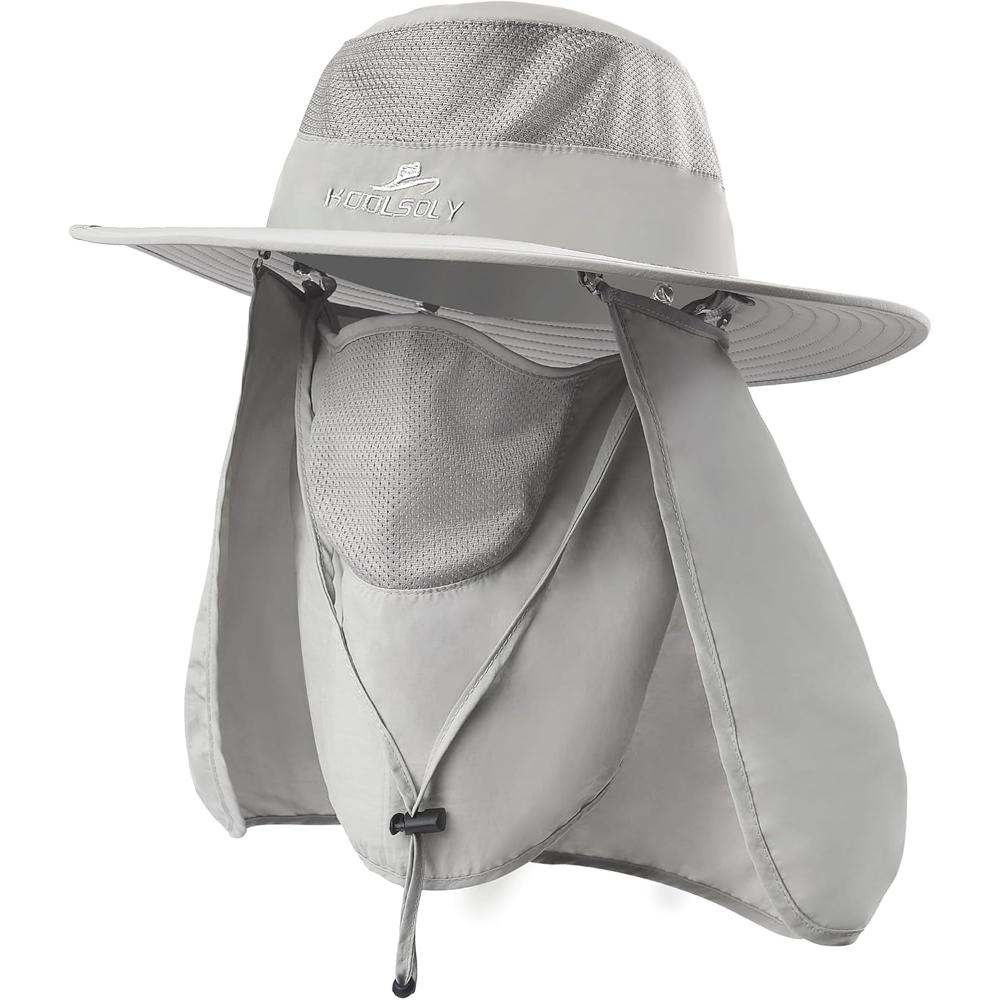 Fishing Hat,Sun Cap with UPF 50+ Sun Protection and Neck Flap,for Man and Women