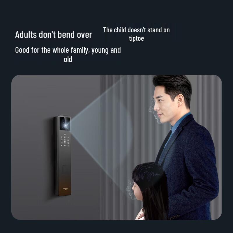 Wangli P70Pro 3D Face Recognition Smart Door Lock