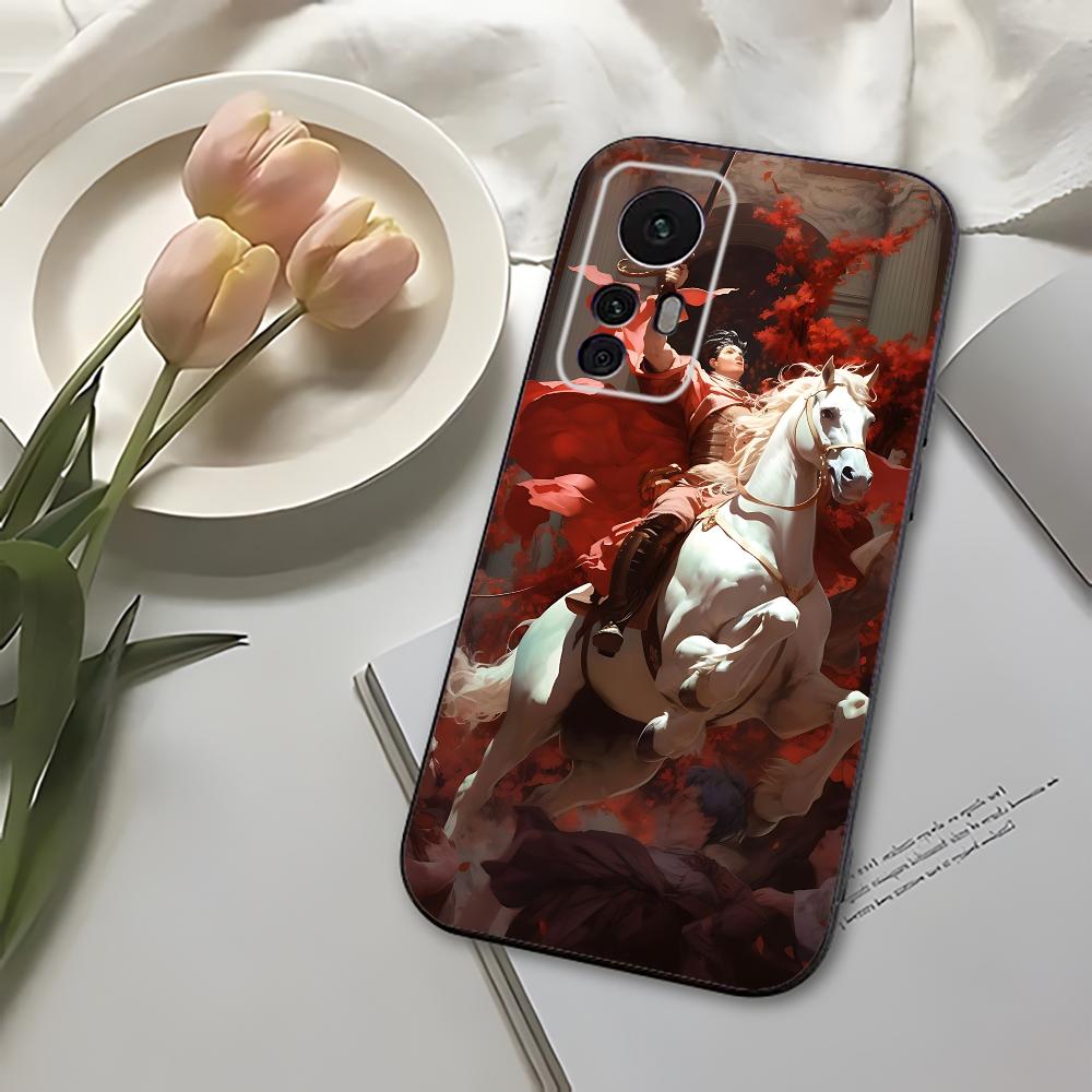 Reiten Handyhülle Für Xiaomi 11 Redmi Note 11 5G 8T 9A 9 10T Note8Pro Note9 12SUltra Schwarze Hülle