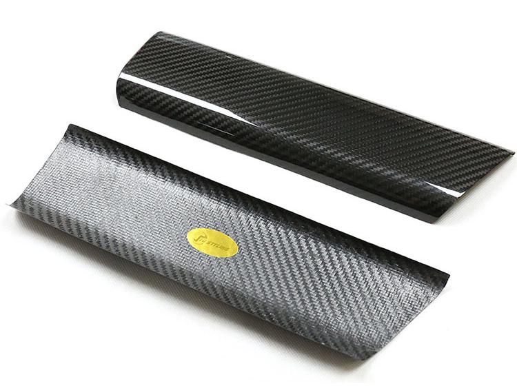 Popular Dry Carbon Fiber Interior Trim Kit for Ford Raptor F150: Includes Steering Wheel, Center Console, Air Vent Stickers