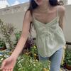 Real Shot~ Xia Chun Wants a New First Love Sweet Small Suspender Vest for Women's Age Reduction Solid Color Versatile Girl Top