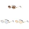 Geometric Hexagon Sunglasses For Men And Women Uv400 No Frame Fashion Outdoor Protection