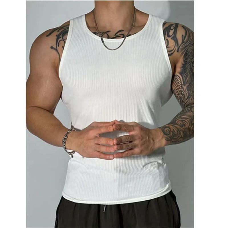 Summer Quick Drying Thread Fitness Vest Men's Elastic Sleeveless Sports Sleeveless Vest