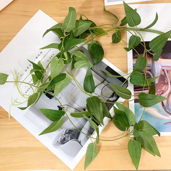 Artificial Plant No-Maintenance Long-Lasting Freshness Green Artificial Vine Realistic Texture Flexible Vines Faux