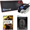 DRAGON WAR Pack : Warlord Mouse + Speed Edition Mousepad + PC Game Doom + PC Game Dishonored GOTY
