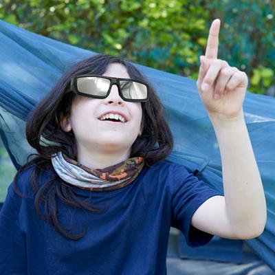 Paquete de 1/2/3/5 Gafas para Eclipse Solar Cumple con ISO 12312-2:2015(mi) Gafas Estándar para Observación de Eclipses Solares para Ver el Sol Directamente