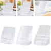 2/3/4 Layers Clear Flyers Display Stand A4/A5/A6 Desktop Document Rack  Restaurant