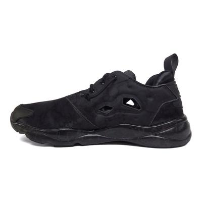 Furylite Stone Synthetic Leather Trendy Comfortable Sports Shock Absorbing Durable Low Top Lifestyle Casual Shoes Women Sneaker Black AR2659