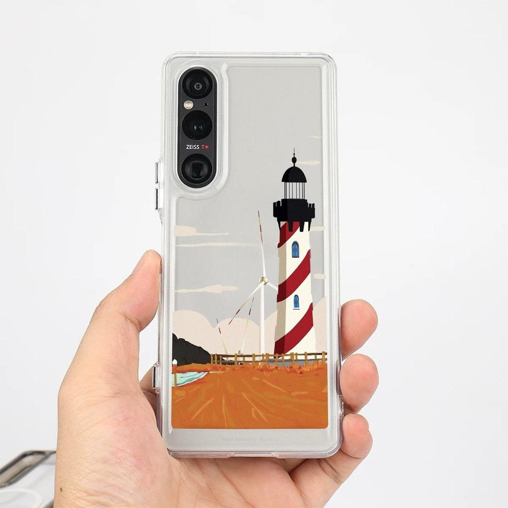 Coque de téléphone transparente rigide pour Sony Xperia 1 V VI VII VIII Xperia 5 V Xperia 10 V VI VII / Coque Sony antichoc