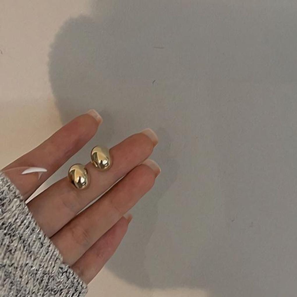 Women's Daily Accessory Sari Volume Bean Earrings