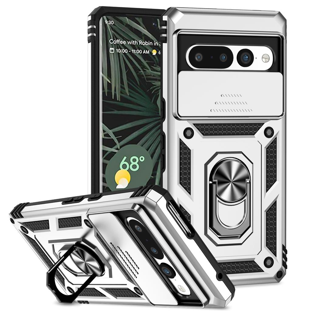 For Google Pixel 10 Pro XL 9 8 7 Pro 9A 8A 7A 6A Case Slide Camera Cover Military Grade Armor Shockproof Bumper Protective Case