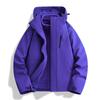 Couple 3-in-1 Waterproof Jacket Solid Color Outdoor Casual Sport Coat Men Women