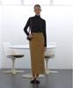 Hauseuobeupondeu Wool Straight Maxi Skirt (Beige)