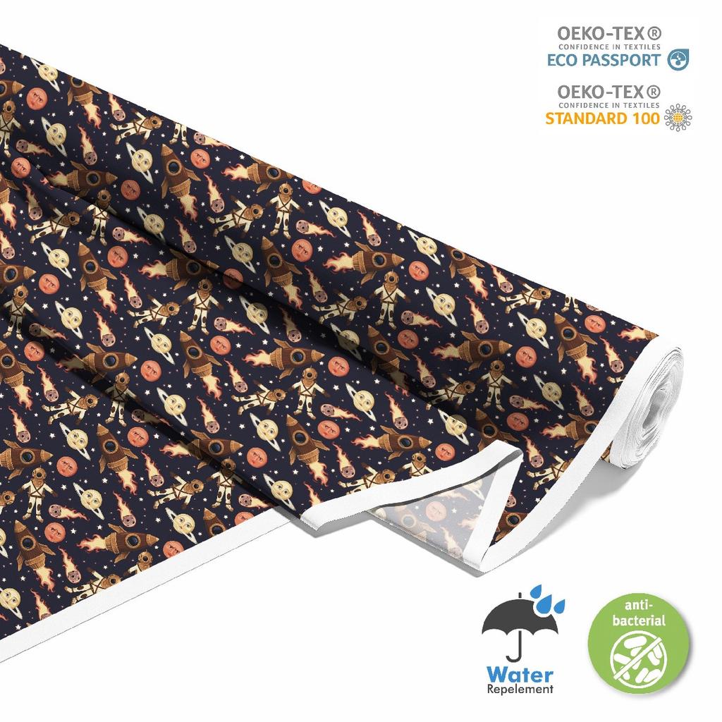 Outdoor Decorative Fabrics Oxford - Motif Space Rockets I Dx425