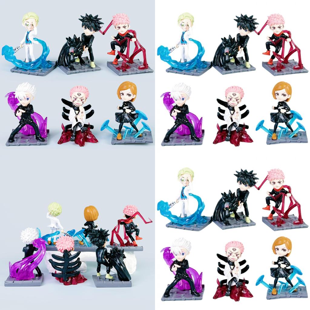 Jujutsu Kaisen PVC-Figuren-Kollektion Mit Kampfszenen-Effekten Für Sammler Und Dekoration
