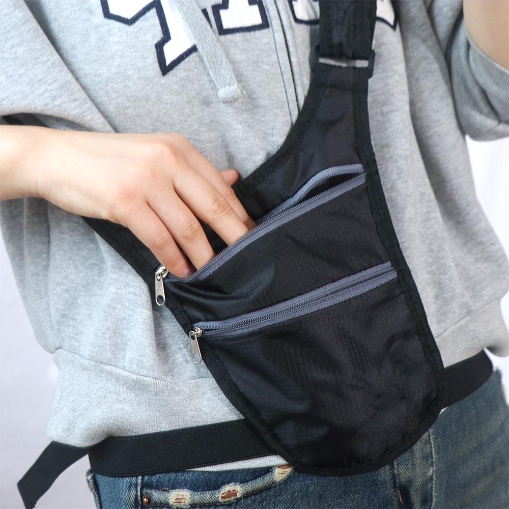 Hidden Invisible Travel Waist Packs Large Capacity Hidden Waist Bags Running