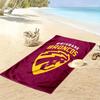 Brisbane Broncos Print Beach Towel, Large Soft Quick Dry Towel for Beach Camping Swimming
