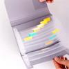 Accordian File Filing Box 13 Pockets Expanding Wallet Receipt File File Folder Document Organizer