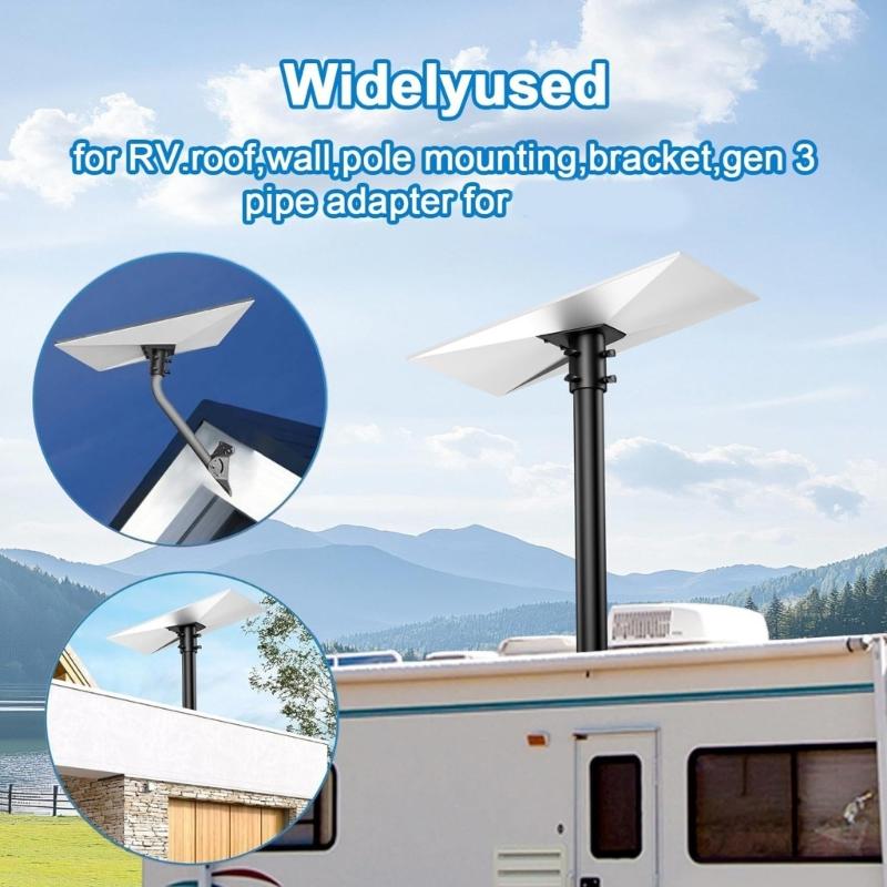 Universal Antenna Mounting Bracket produced From Iron For Standard Satellite Dish Easy Assembly And Improved Transmission