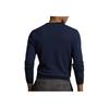 Polo Ralph Lauren Solid Color Crew Neck Knitted Long Sleeve Sweater Men sweater Blue 710917042-003