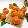 Künstliche Orange mit Grünen Blättern Schaumstoff Lebensecht Unecht Simulation Obst für Zuhause Party Küche Dekoration Fotografie