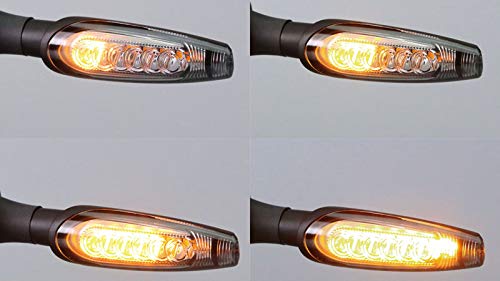 Kijima Motorradteile Blinker Sequenzieller Blinker LED TR