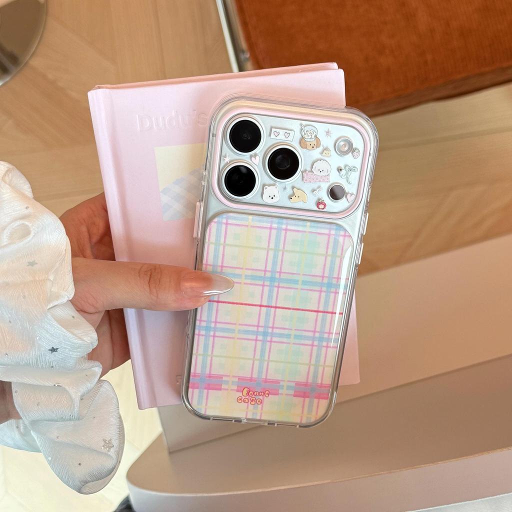 Creative Colorful Checkered Case for iPhone 16, iPhone 17, and iPhone 17 Pro Max