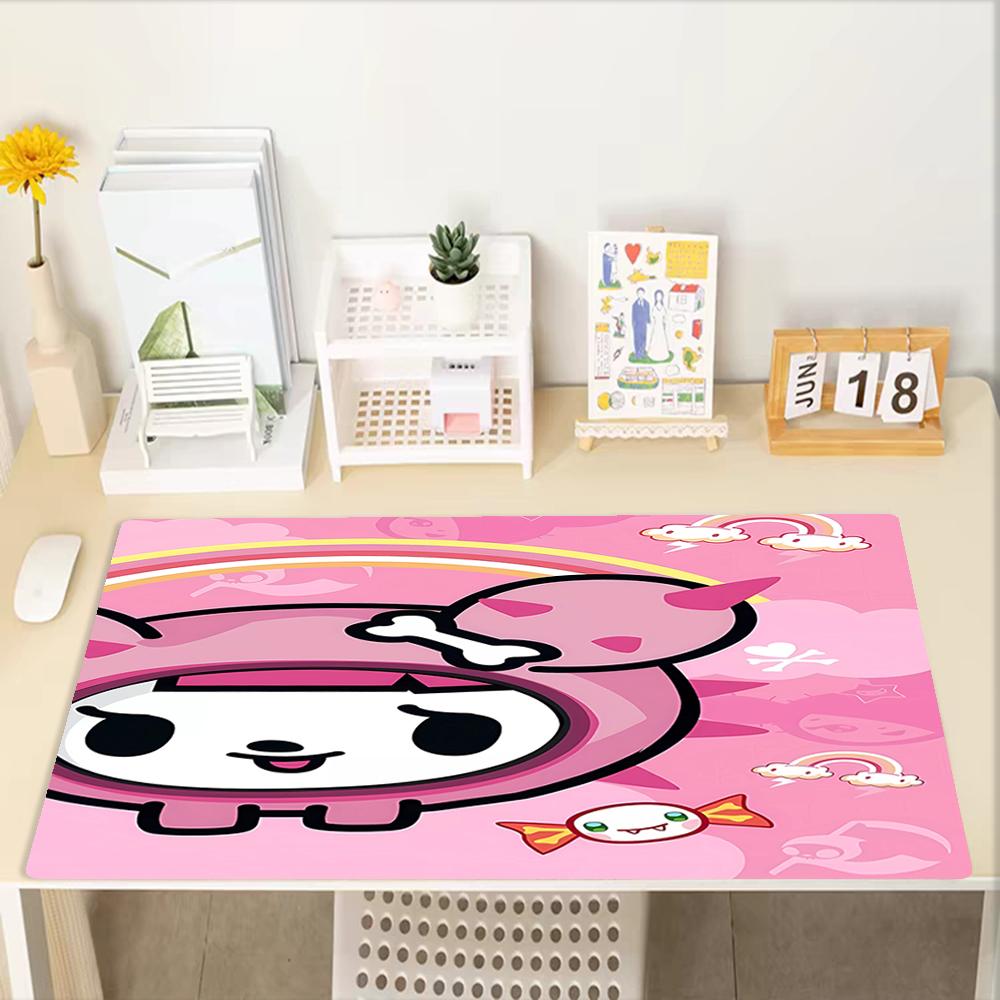 tokidoki Theme Mouse Pad, Non Slip Rubber Base, Multifunctional Office & Home Decor, Perfect for Workspace Personalization.