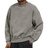 Men's Winter Pullover Solid Color Long Sleeve T