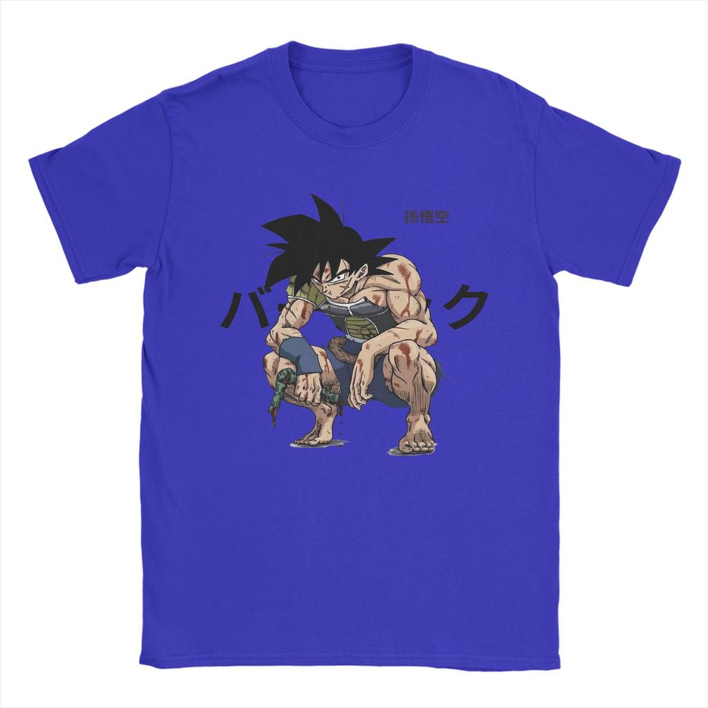 Bardock Time Breaker Majins Buus gokus Dragon Ball Z T Shirts Mens 100 Cotton Vintage TShirts Round Collar Tees Clothing