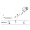 TSA Approved Luggage Mini Padlock Gym Security Lock for Suitcase Luggage Cabinet Computer Bag