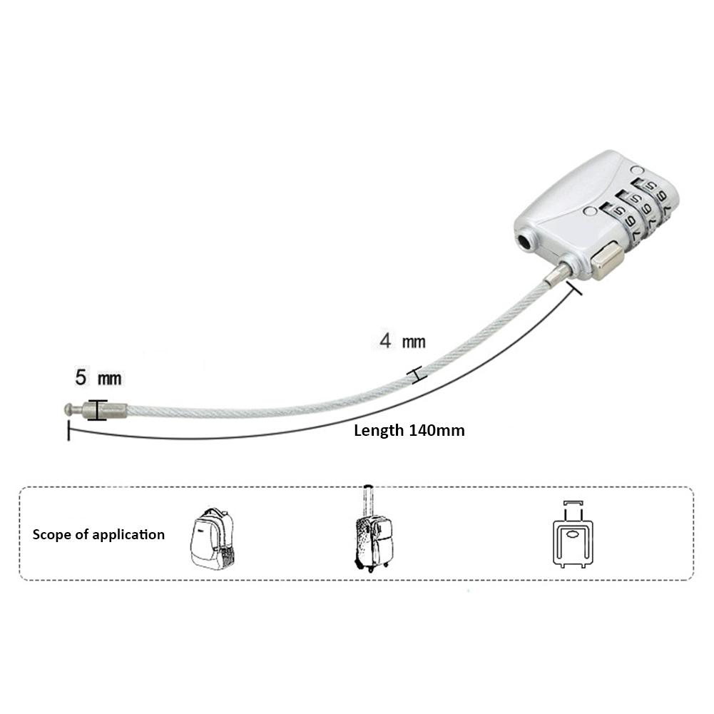 TSA Approved Luggage Mini Padlock Gym Security Lock for Suitcase Luggage Cabinet Computer Bag