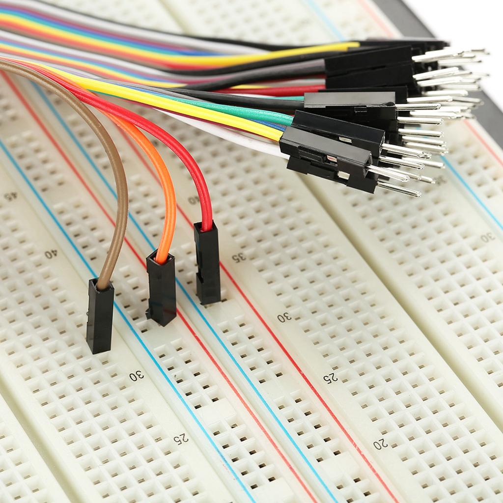 1660 Points Holes Plug In Breadboard Test Bed Free Solder Circuit Test