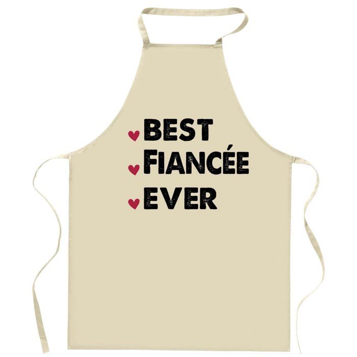 Tablier de cuisine - FILLEULE Best Ever - Impression bretonne - Coton résistant - Fabrication française