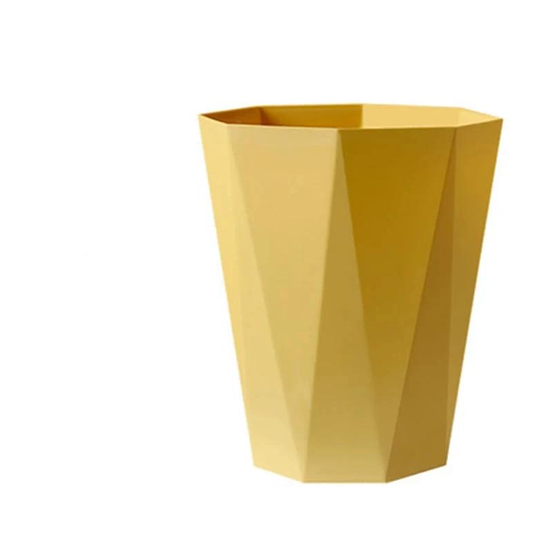 Household Trash Can Open Trash Basket Large-capacity Plastic Basket Toilet Paper Basket for Bathroom Bedroom Kitchen Office