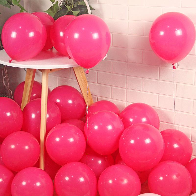 Thickened 10-Inch Matte Balloons - 1,000 Pieces for Weddings & Birthdays