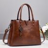 New High Appearance Level Retro Texture Handbag Advanced Sense Multi-layer Large Capacity Single Shoulder Bag All Crossbody Bag