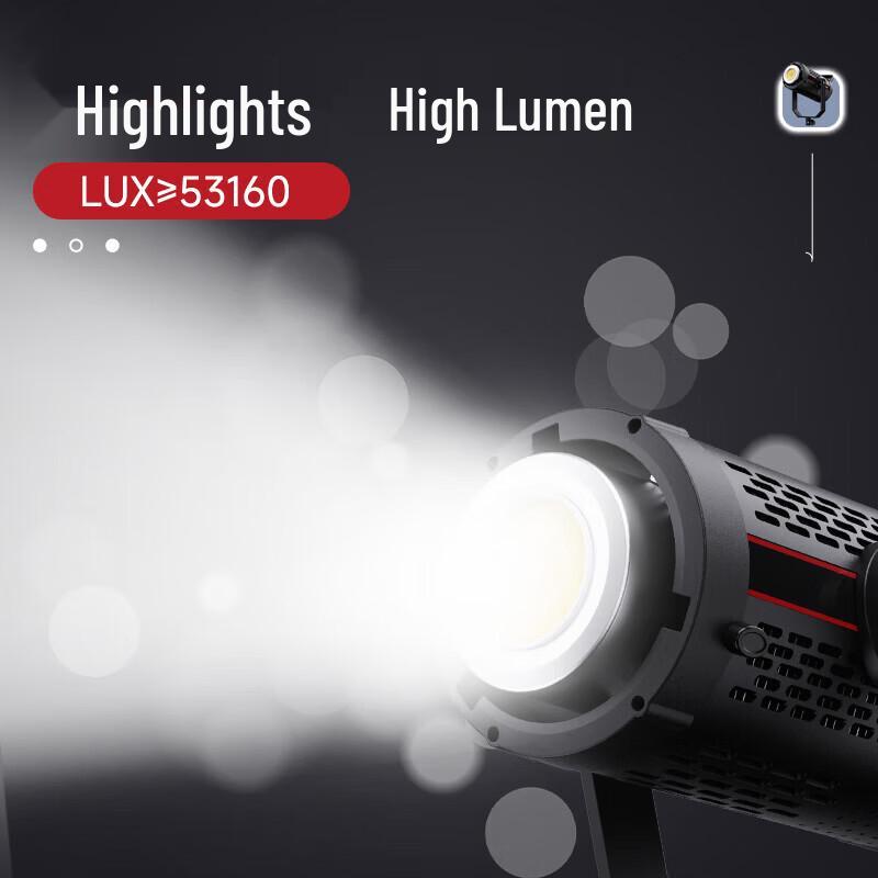 Luz de Preenchimento LED Profissional para Vídeo Beiyang SL300III 300W