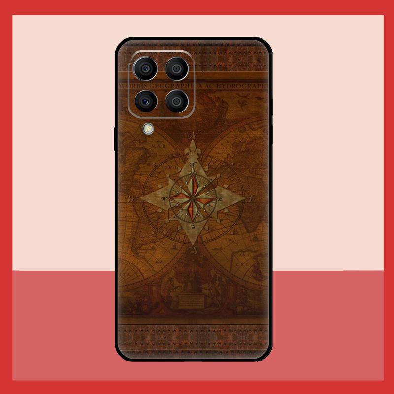 Compass Case For Samsung Galaxy M11 M31 M14 M34 M54 M12 M32 M52 M15 M13 M06 M16 M36 M56 M53 M35 M55