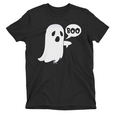 Boo Geist T-Shirt HALLOWEEN Kostümparty Damen Herren Gruselig Spukig Blut