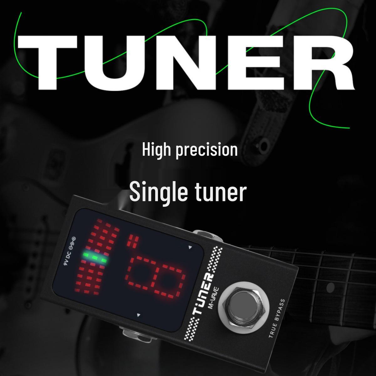 Мини-педаль тюнера для гитары и баса M-VAVE