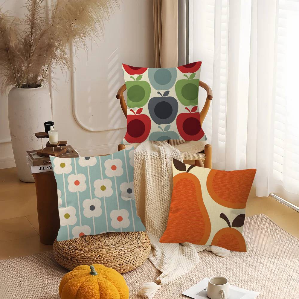 Classic Brand O-O-Orla Kiely Pillow Cover For Bedroom Room And Living Room Sofa Decorative Cushion Cover
