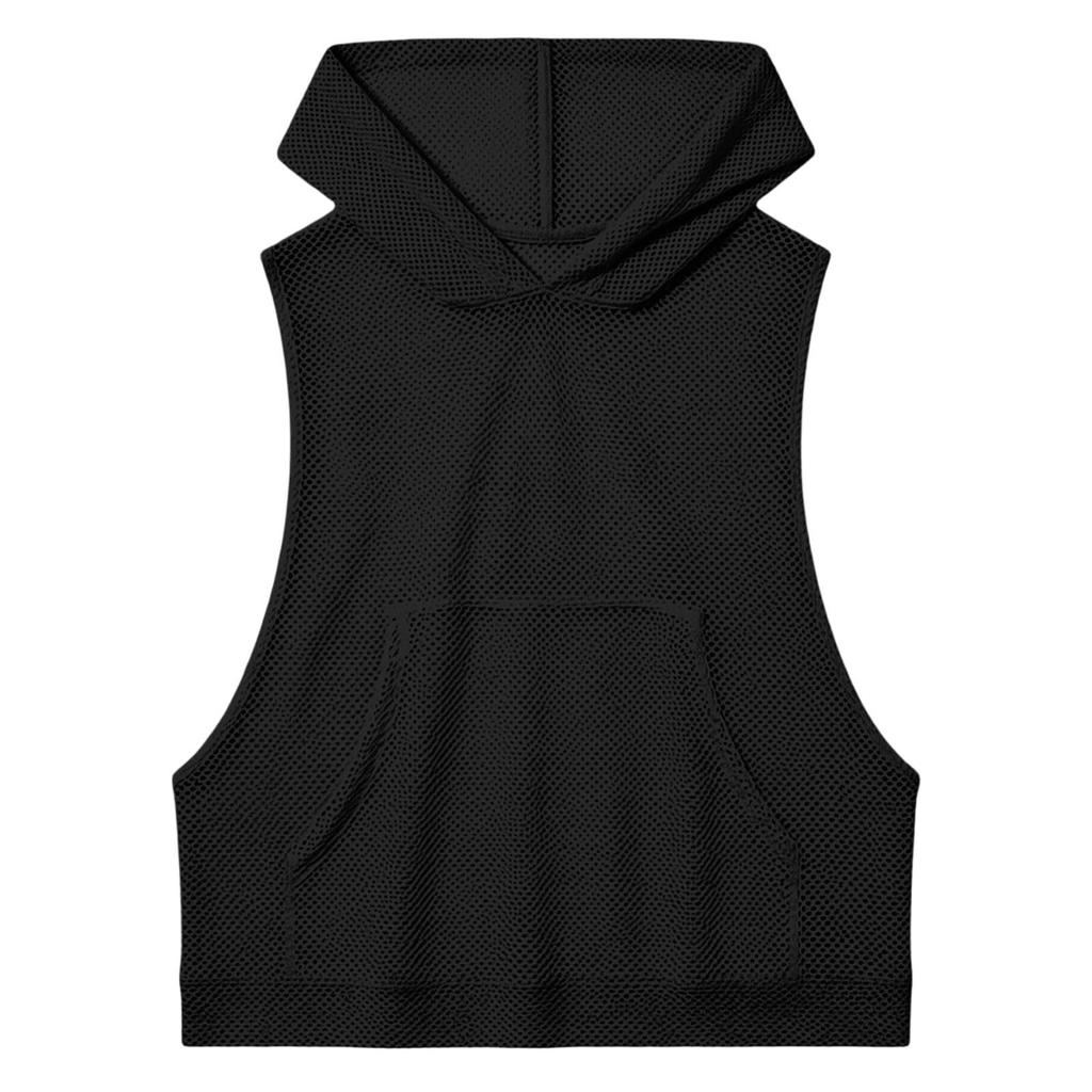 Women's Fashion Color Loose Fit Breathable Workout Tank Top, Plus Size Pullover for Gym Yoga