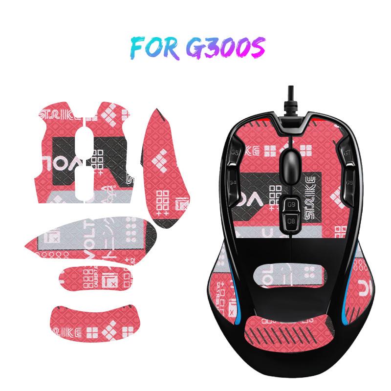 Anti-Slip Mouse Grip Tape Skate For Logitech G300S Gaming Mouse Suck Sweat Sticker For Computer E-Sports Gamer
