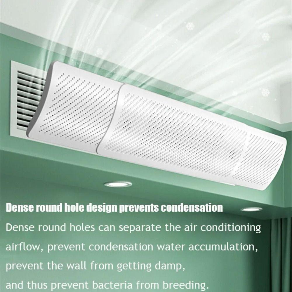 Adjustable Central Air Conditioning Windshield Wind Guide  for Central Air Conditioner