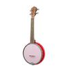 Lahaina Crystal Banjo Ukulele Red LBU-200RD