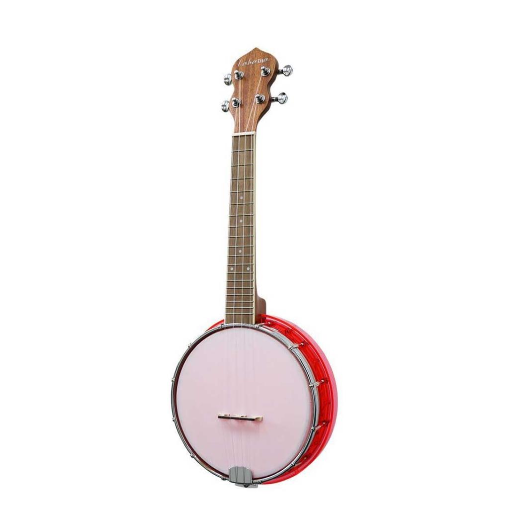 Lahaina Crystal Banjo Ukulele Red LBU-200RD